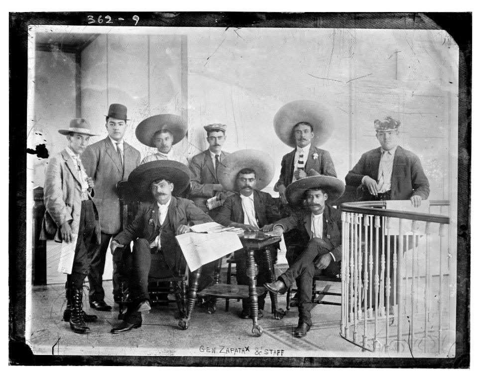 Gen. Zapata & staff LCCN2014681719