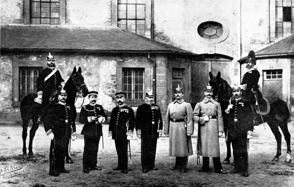 Gendarmen der Großherzoglich Badischen Gendarmerie 1899