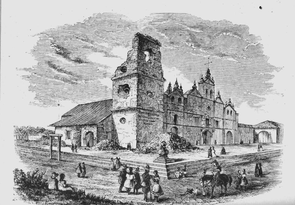 Gen. Wm. Walker's Exp. in Nicaragua)- Church of Our Lady of Mercy, Granada, in which Gen. Walker was sworn in as President of Nicaragua LCCN99614150