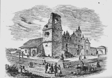 Gen. Wm. Walker's Exp. in Nicaragua)- Church of Our Lady of Mercy, Granada, in which Gen. Walker was sworn in as President of Nicaragua LCCN99614150