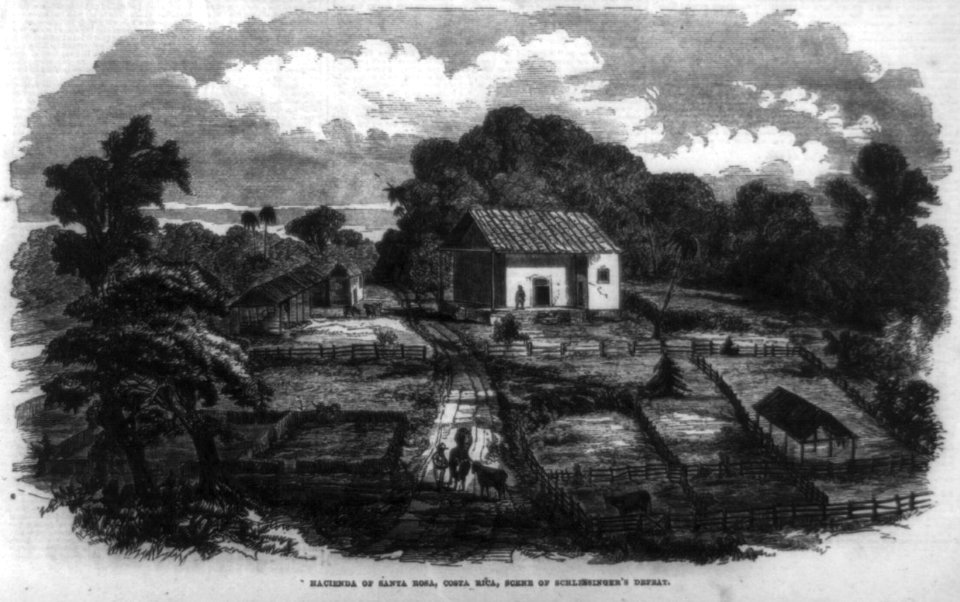 Gen. Wm. Walker's Exp. in Nicaragua)- Hacienda of Santa Rosa, Costa Rica, scene of Schlessinger's defeat (Mar. 19 LCCN99614144