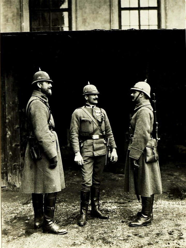 Gendarmen der ambulanten Zugskontrolle in Dienstadjustierung. (BildID 15499644)