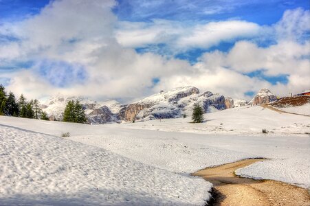 South tyrol alpine alpine panorama photo