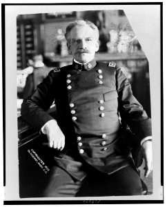General Adna R. Chaffee, three-quarter length portrait, wearing uniform, seated in office, facing front LCCN2001699842