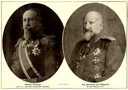 General Atanas Todorov & Zar Ferdinand von Bulgarien, 1915