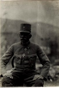 General der Infanterie Roth, Kommandant des alten 14. Korps in Bruneck, Ende November 1915. (BildID 15579741)