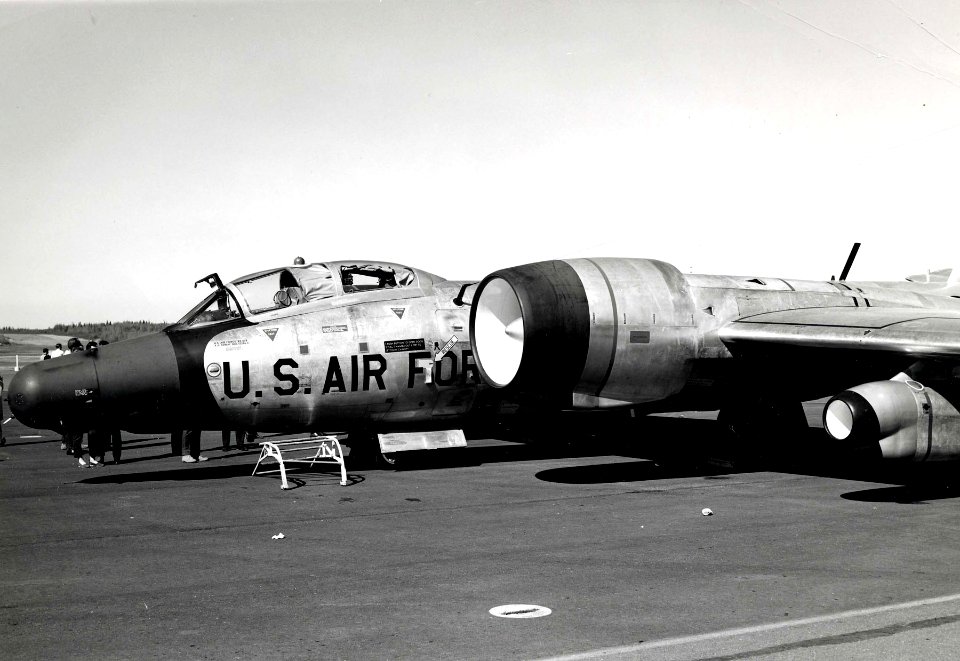 General Dynamics WB-57F Canberra side view detail (SN 63-13294) 061031-F-1234P-023
