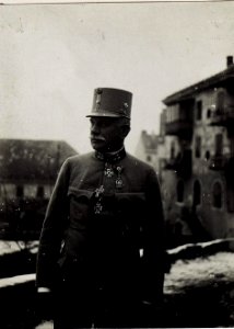 General der Infanterie Roth, Kommandant des alten 14. Korps in Bruneck, Ende November 1915. (BildID 15579748)