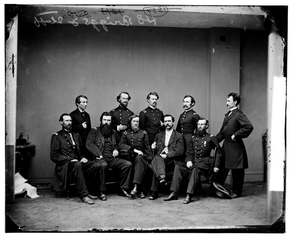 General Henry S. Briggs and staff LOC cwpbh.03209