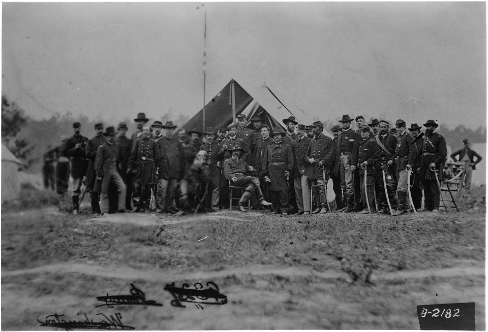 General George G. Meade and Staff. (4209416236)