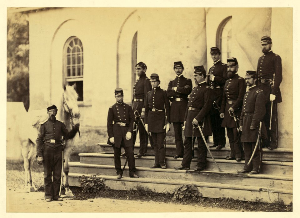 General Irvin McDowell and staff, Arlington House, 1862 LCCN2008680204