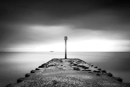 Pier jetty walkway photo