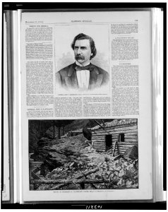 General John F. Hartranft - - from a photograph by F. Gutekunst, Philadelphia. Mining in Colorado-a played out gulch - drawn by Frenzeny and Tavernier LCCN91732248