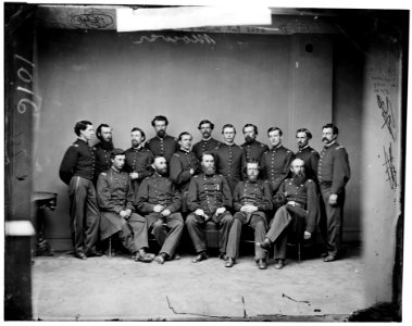General Joseph Anthony Mower and staff LOC cwpbh.03237