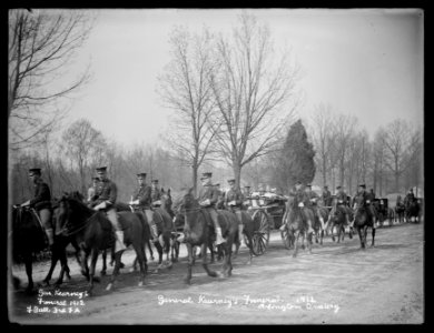 General Kearney's funeral, 1912, F. Batt, 3rd F.A., Arlington Cemetery, (Virginia) LCCN2016852561