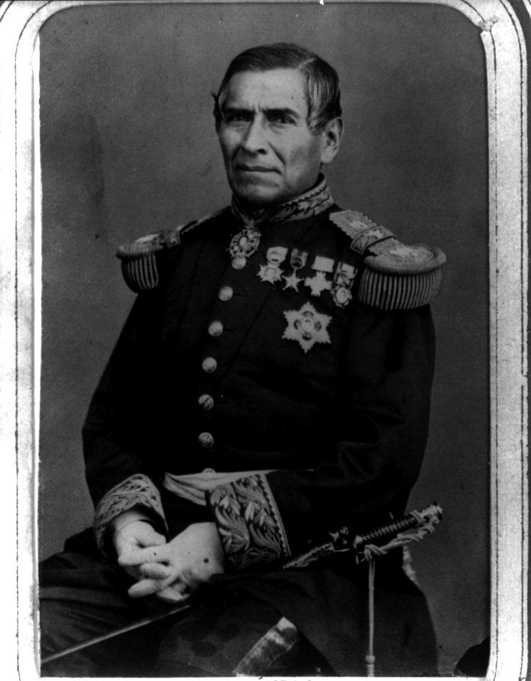 General Juan Nepomuceno Almonte, half-length portrait, seated, facing front LCCN2005678200