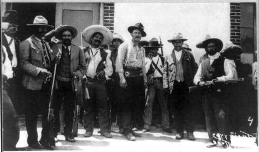 General Orozco and his men at Juarez, Mexico LCCN2016648183