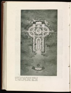 General plan of the Blue Garden at Beacon Hill House, Newport residence of Arthur Curtis James, Esq. Olmsted Brothers, Landscape Architects LCCN2013648787