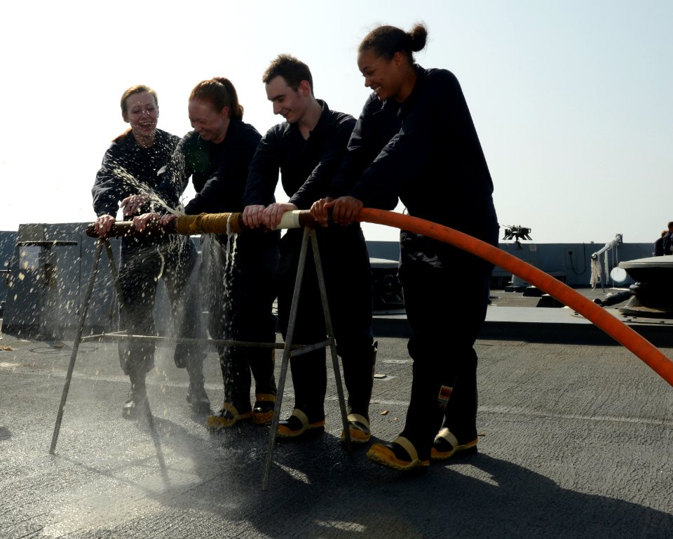 General quarters drill 140327-N-HB951-154