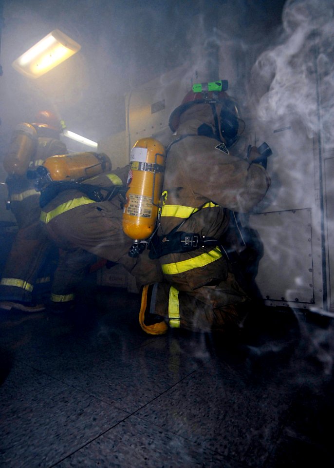 General quarters drill aboard the USS George Washington DVIDS124815