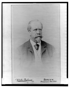 Gustav Spiess, German merchant, half-length portrait, facing right) - Wilh. Fechner, Berlin W., Potsdamer-Str. 134a LCCN2004679871