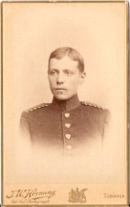 Gustav Doerenberger seinem lieben Fritz Hege