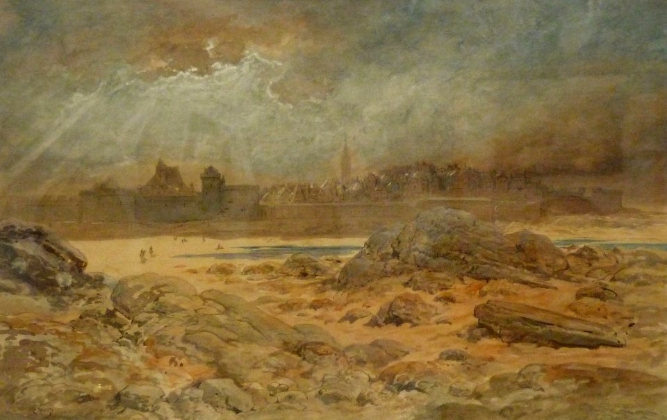 Gustave Doré-Saint-Malo à marée basse