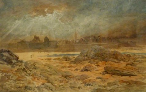 Gustave Doré-Saint-Malo à marée basse