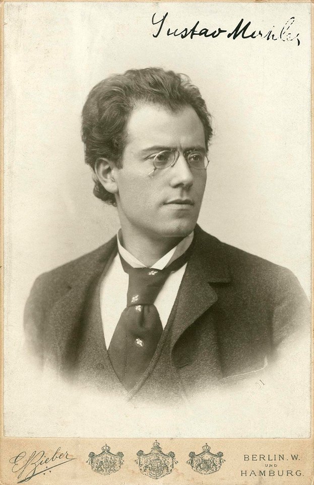 Gustav Mahler (1893) by Bieber