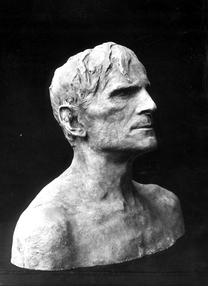 Gustav Vigeland - Byste av Elias Gottlieb Oscar Egede Nissen - Norsk portrettarkiv - Riksantikvaren - N000277