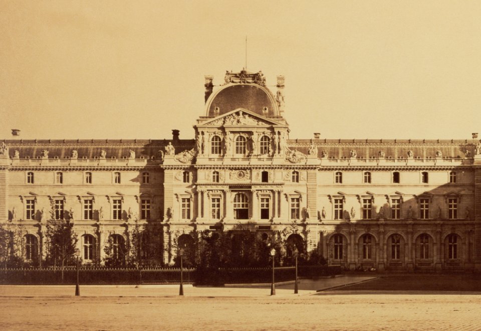 Gustave Le Gray, West facade of the Sully Wing, 1859