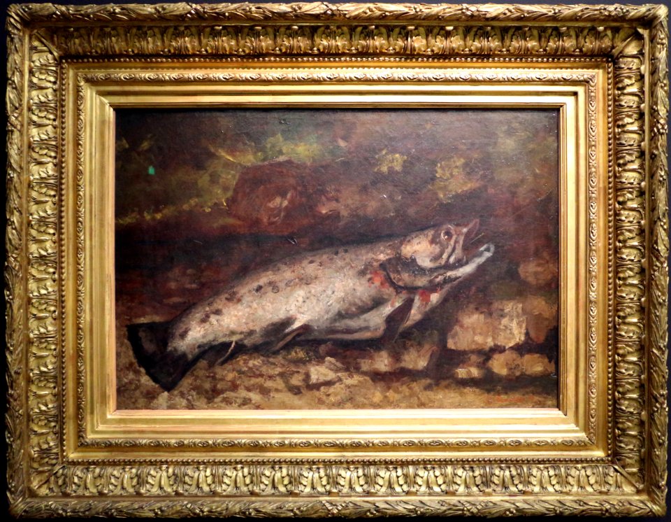 Gustave courbet, la trota, 1873