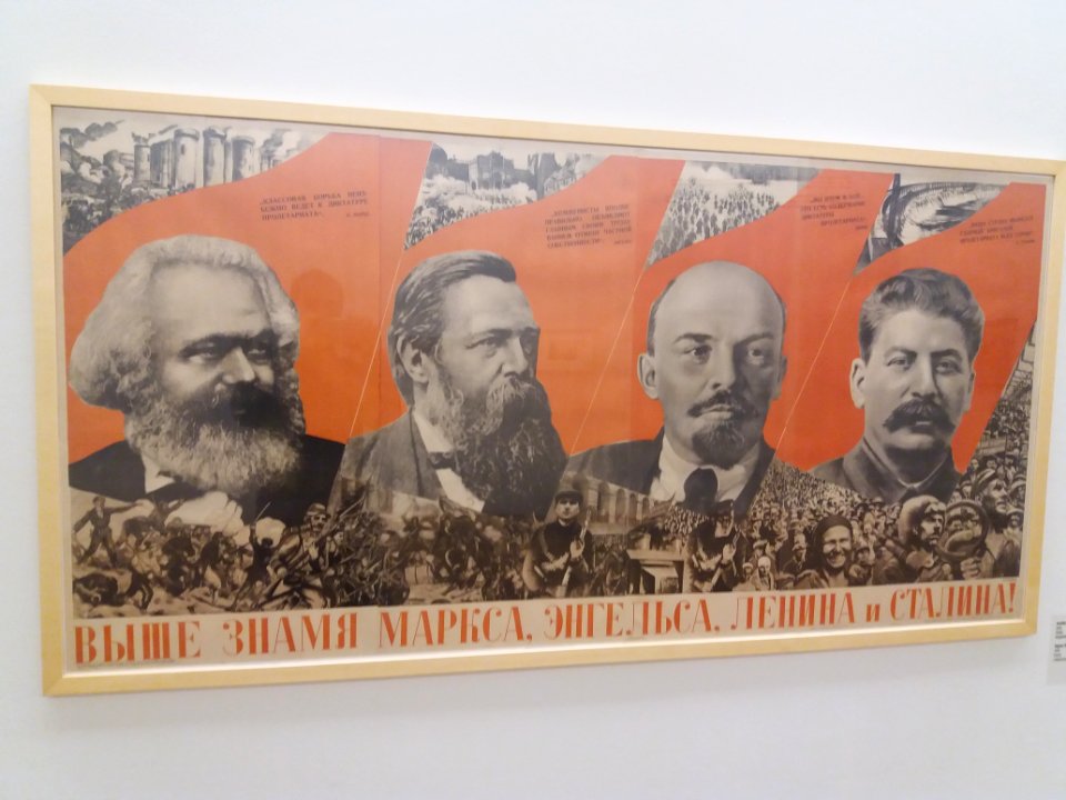 Gustavs Klucis-Marx-Engels-Lenin-Stalin