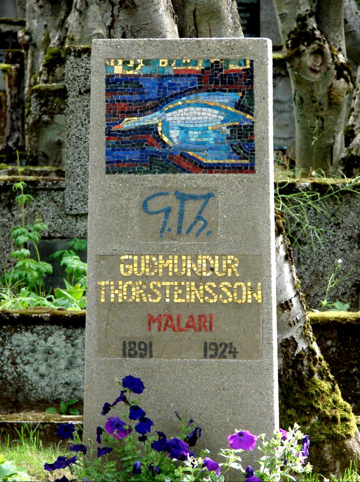 Guðmundur Thorsteinsson (gravsten Reykjavík)