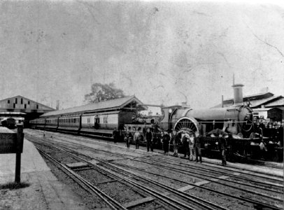 GWR Dragon at Taunton 1892 photo