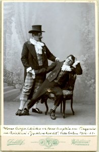 Gycklarebandet, Vasateatern 1901. Rollporträtt - SMV - H7 136