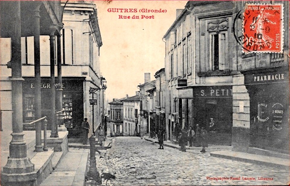 Guîtres - rue du Post