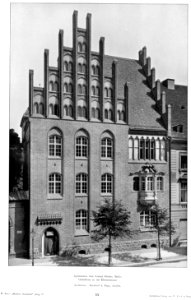 Gymnasium zum Grauen Kloster in Berlin Giebelfront an der Klosterstrasse photo