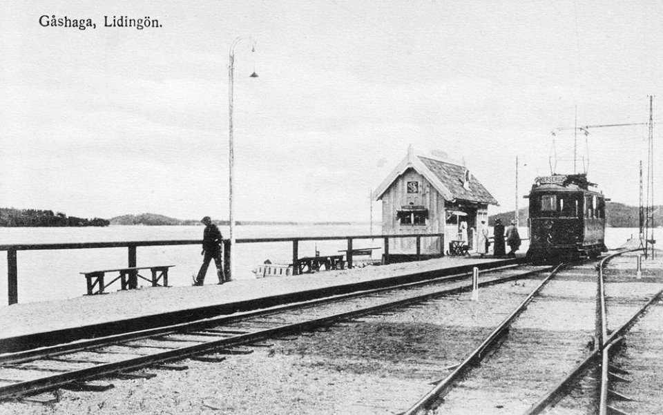 Gåshaga Nedre, väntkiosk 1916 photo