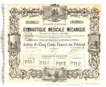 Gymnastique Médicale Mécanique 1880
