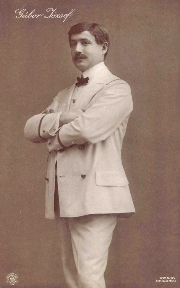 Gábor József (Kossak József felvétele)