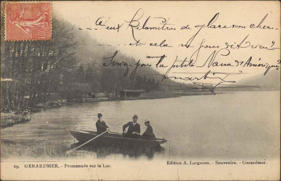 Gérardmer, Promenade sur le lac CP 3441 PsurR