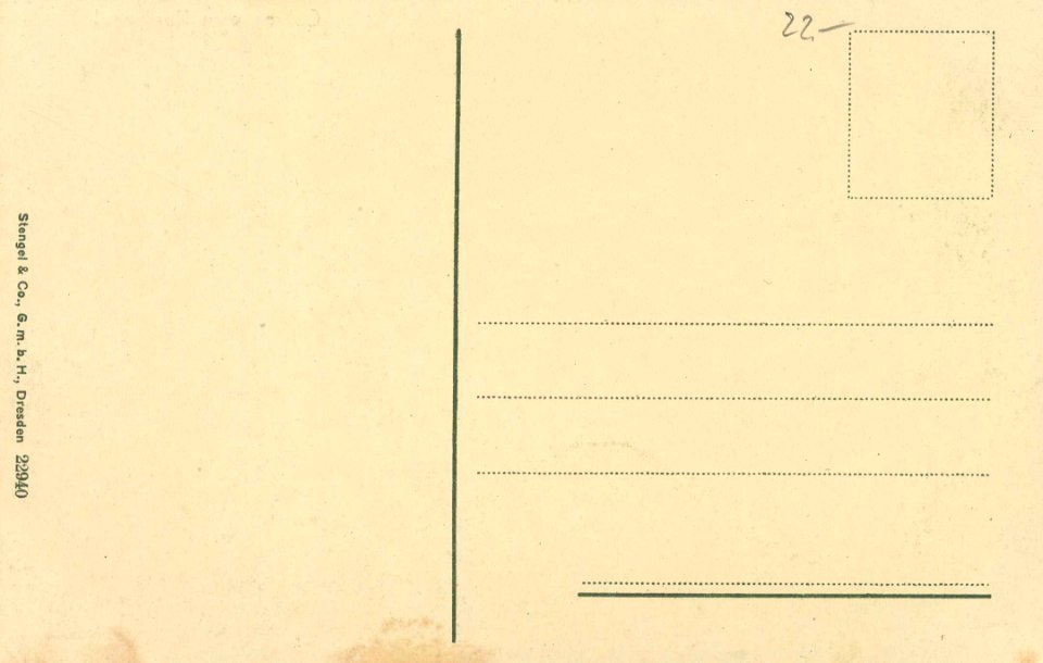 Göhren (Rügen), Mecklenburg-Vorpommern - Stadtansicht vom Nordperd (2) (back) (Zeno Ansichtskarten)