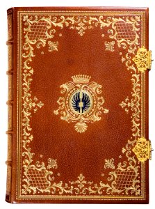 Gästboken. Omslag. Frilagt. Utställningen Smak av svunnen tid år 2007 - Hallwylska museet - 86292