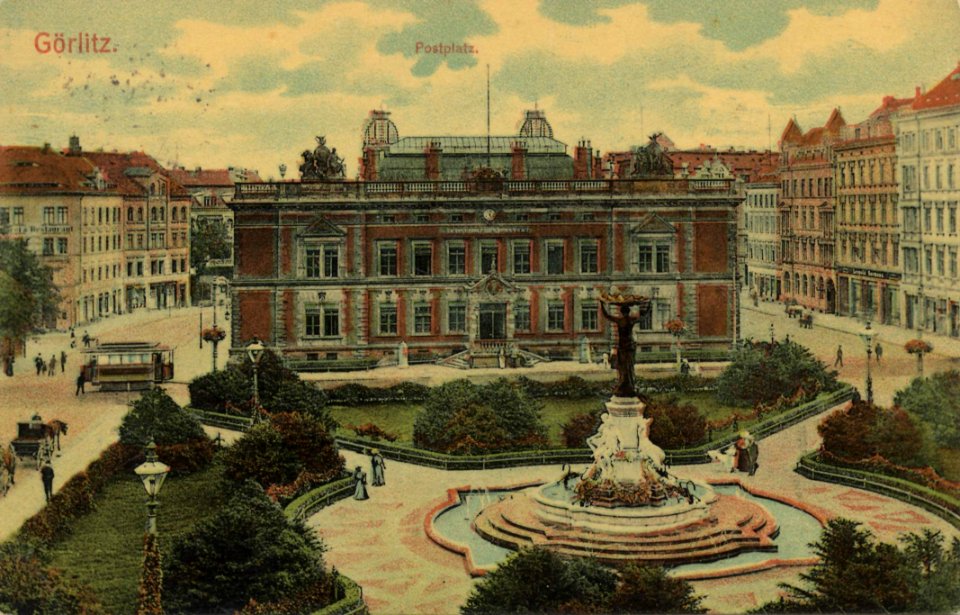 Görlitz, Sachsen - Postplatz (2) (Zeno Ansichtskarten)