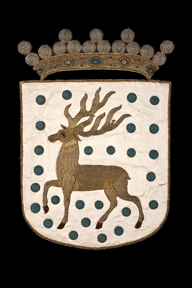 Gästriklands vapen med hjort, 1660 - Livrustkammaren - 108746