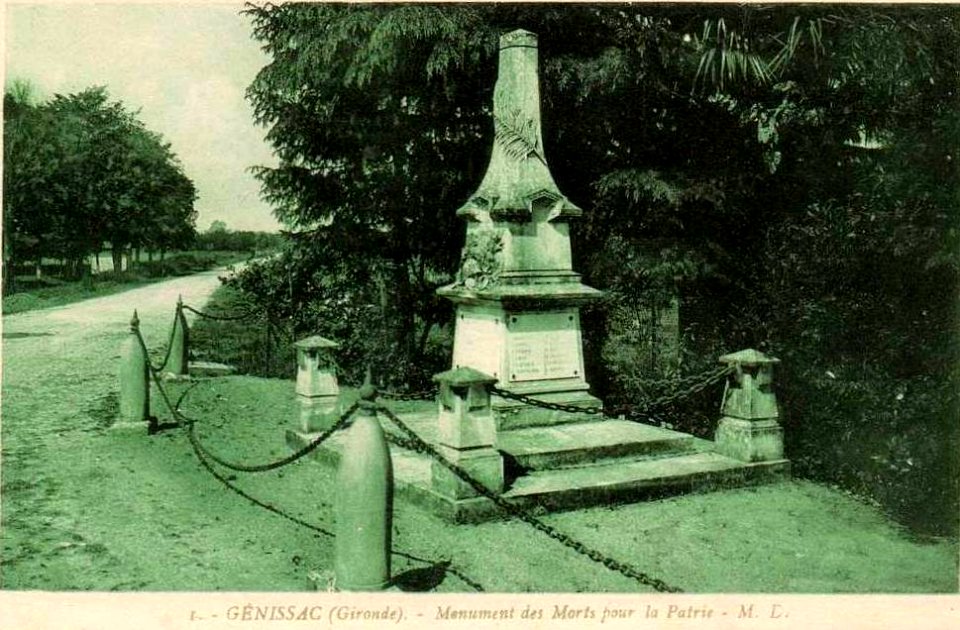 Génissac - monument aux morts