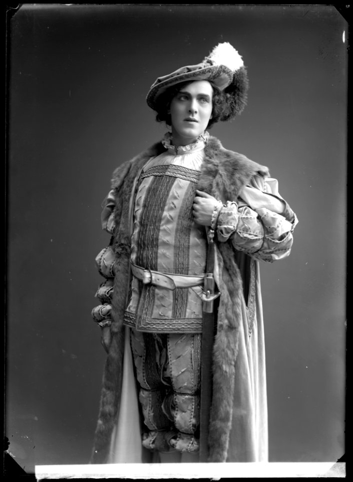 Gösta Hillberg in Rabensteinarns dotter at Dramaten 1909 - SMV - GH137