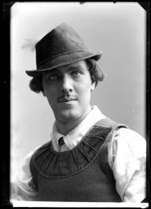Gösta Hillberg in Samvetets mask at Dramaten 1908 - SMV - GH133