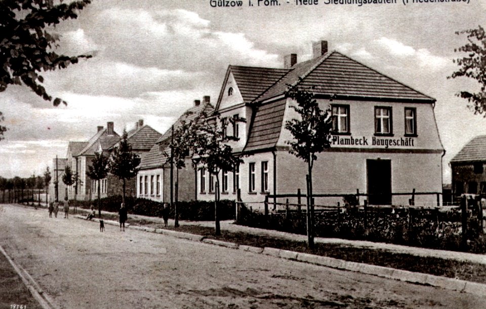 Gülzow - Neue Siedlungsbauten (Friedenstrasse) 1941-12-06